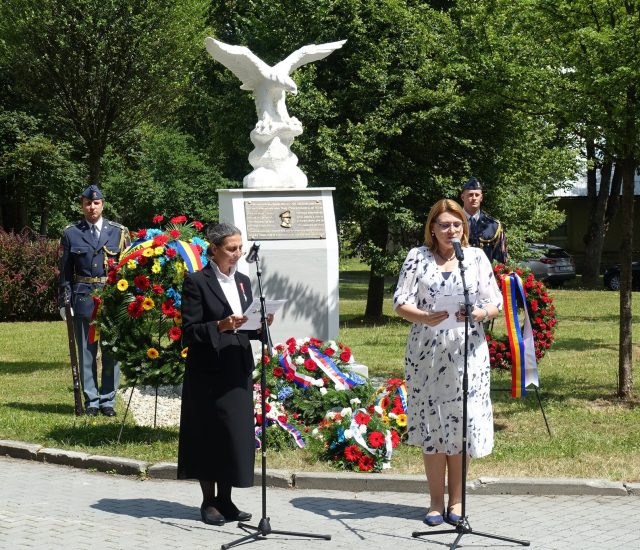 Ceremonia oficială de comemorare a aviatorului erou Gheorghe Bănciulescu
